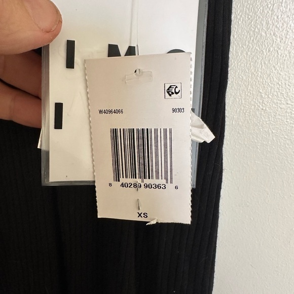 SIMON MILLER RIB Black Racer Maxi Dress, XS - Picture 8 of 9